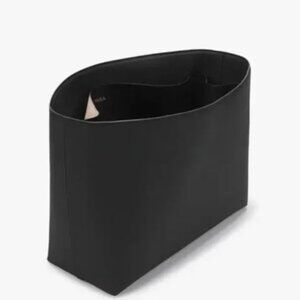Cuyana Tote Organization Insert, Black/Blush, Microsuede